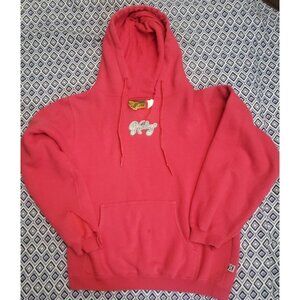 Vintage Hurley Pink 90s Y2K hoodie sweatshirt Size Small